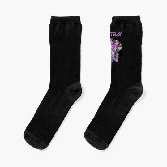 KPop Hunters X Heroic Poses Group Huntrix demon hunters Socks