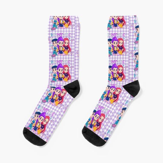 Discover K-Pop Demon Hunters - Huntrix Socks