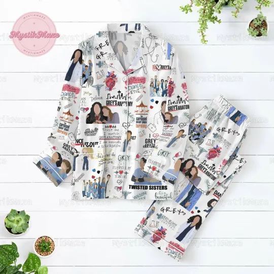 Discover Grey Anatomy Pajamas Set, Grey Anatomy Womens Pajamas, Grey Anatomy Pajamas For