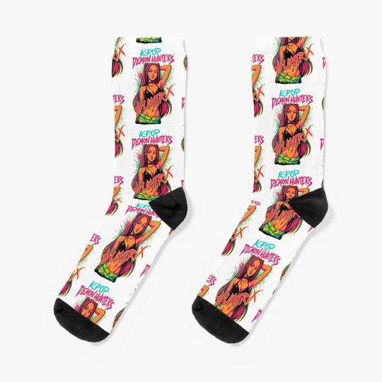 K-Pop Demon Hunters art Mira- 14 Socks