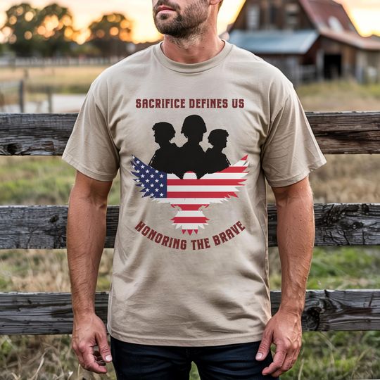 Discover Patriotic Eagle T-Shirt: Memorial Day, Honoring Veterans