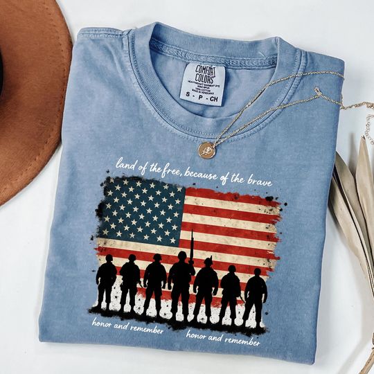Discover Memorial Day Shirt, Land Of The Free Shirt, Patriotic American Flag Shirt