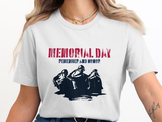Discover Memorial Day T-Shirt: Patriotic USA Flag Veteran Gift