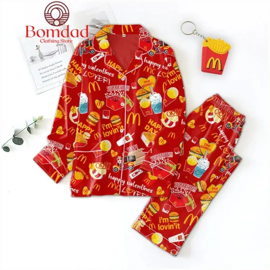Discover Mcdonald’S Happy Valentines Pajamas Set