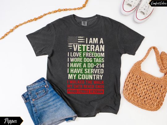 Discover Veterans Day Shirt: Woman Veteran Shirt , Gifts For Veterans