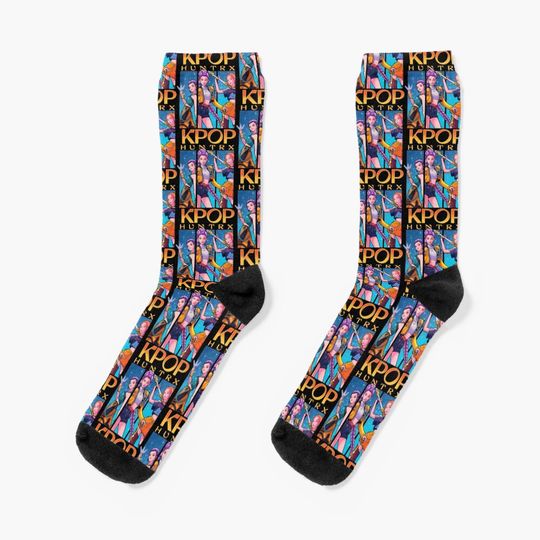 Discover Girl Band Retro Kpop Style Socks