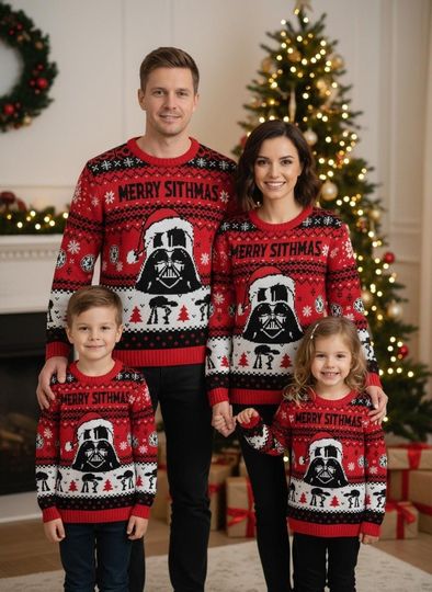 Discover Star Wars Ugly Christmas Sweater, Darth Vader Xmas Sweater, Holiday Gift for Men Women Kids, I Find Your Lack Of Cheer Disturbing Sweater