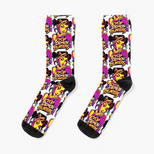 Discover K-Pop Demon Hunters art Zoey Socks