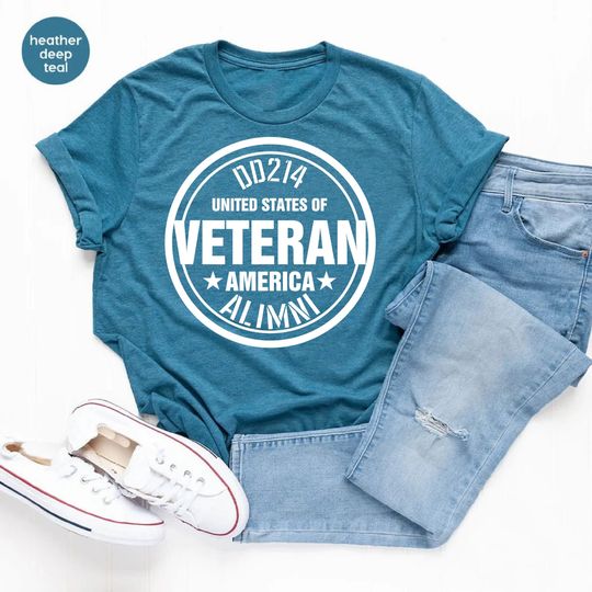 Discover DD214 Alumni Shirt, Military Veteran Shirt,Veteran Day Gift,Memorial Day Tee,Retired Military Shirt, Army,Marines,Navy,Air Force,Soldier Tee