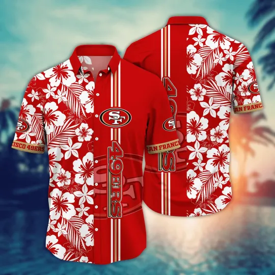 San Francisco 49Ers football Hawaiian Shirt Firefliestime Aloha Shirt