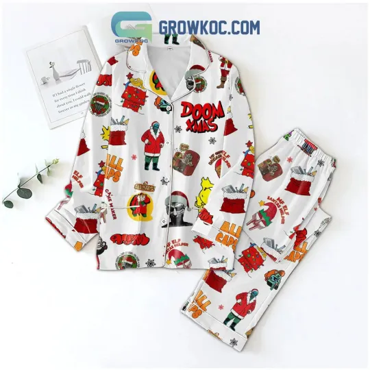 Dooom X Mas Mf Efl The Candy Cane Maker Pajamas Set