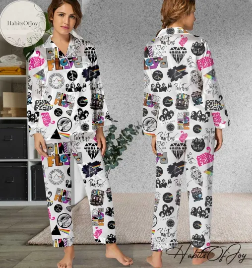Discover Pink Floyd Pajamas Set, Pajamas Set, Pink Floyd Holiday Pyjamas Set, Pajamas