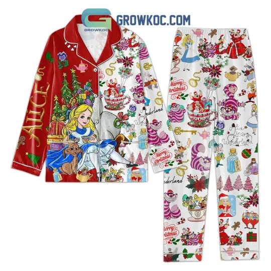 Discover Alice In Wonderland Santa Claus Christmas Pajamas Set
