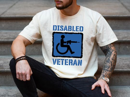 Disabled Veteran Shirt, Comfort Colors Veterans Day Shirt, Veteran Support Gift
