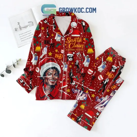 Discover The Legend Singer Santa Claus Is Coming To Town Pajamas Set