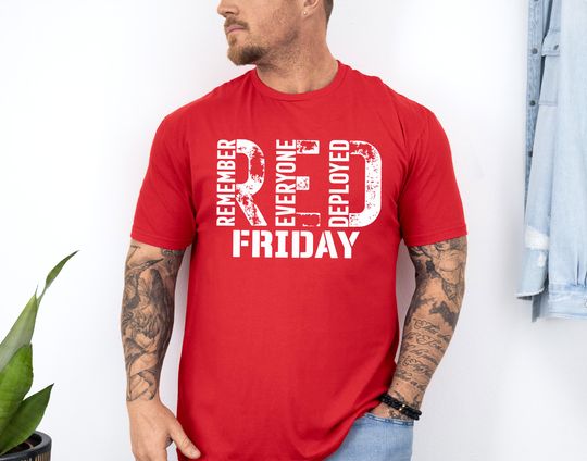 Discover Comfort Colors Red Friday Shirt, Red Remember Everyone Deployed Shirt, American Flag Shirts, Veterans Day Shirt, US Veteran T-Shirt