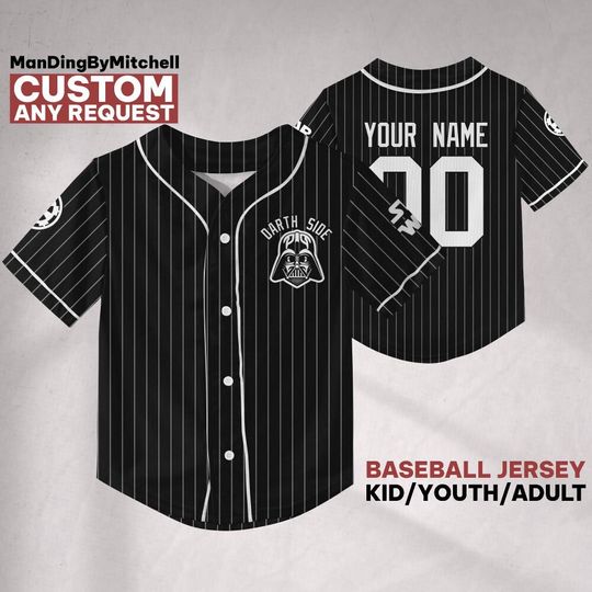 Discover Personalize Star Wars Darth Vader Baseball Jersey, Dad Shirt, Fathers Day, Star Wars Father Jersey, Daddy Jersey