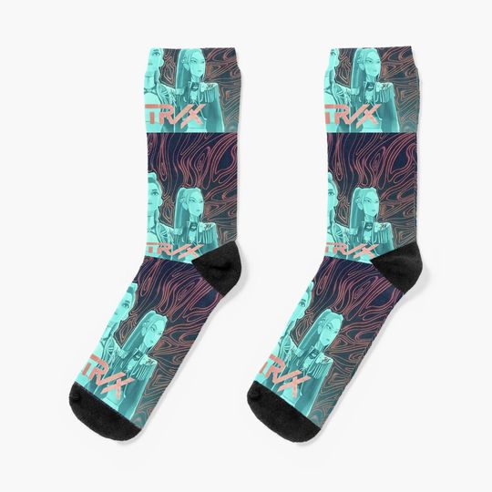 Huntrix demon hunters kpop Psycho fanart  Socks