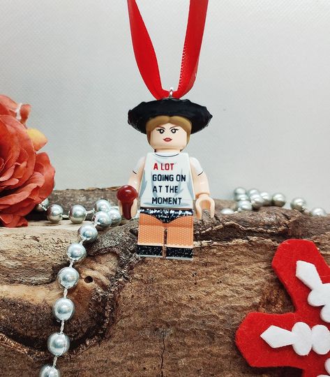 Novelty brick POP STAR SINGER Christmas decoration fun gift name festive unique decoration tree ornament stocking filler boys girls his her