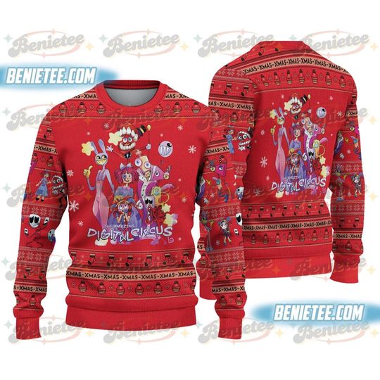 Discover Vintage The Amazing Digital Circus Ugly Sweater