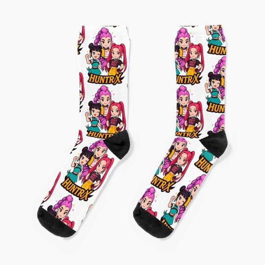 Discover K-Pop Demon Hunters art  Socks, Gift For Fan