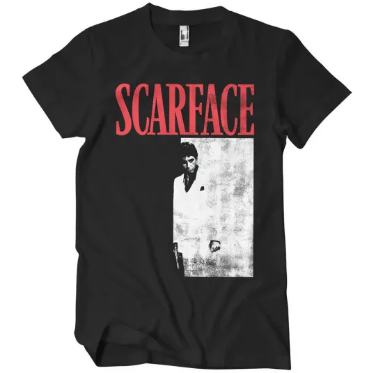 Discover Scarface 1983 Cinema Poster T-Shirt Al Pacino Tony Montana Men's Clothing