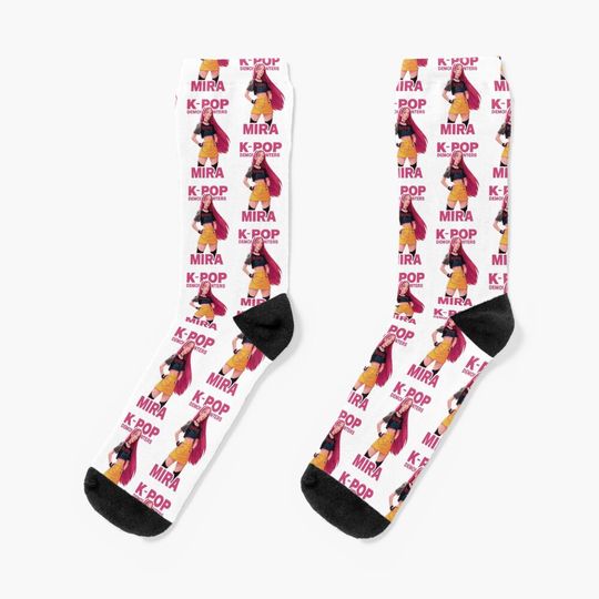 Discover K-Pop Demon Hunters art Mira Socks, Gift For Fan