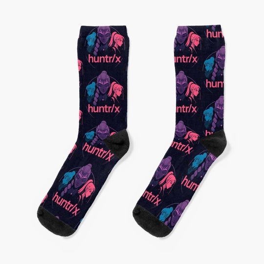 K-Pop Demon Hunters art Socks, Gift For Fan