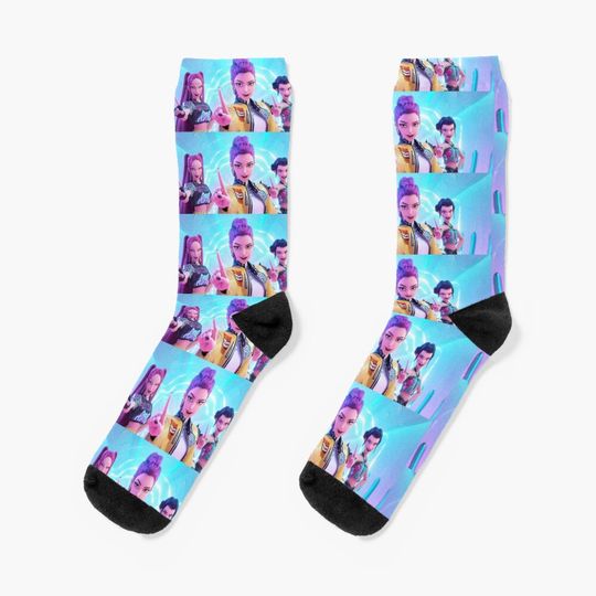 Discover Huntrix - K-pop Demon Hunters Socks, Gift For Fan