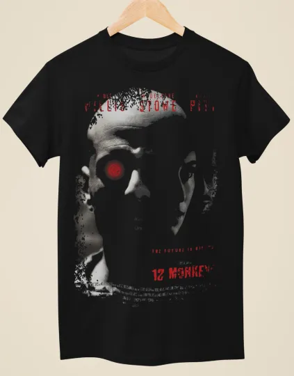 Discover 12 Monkeys - Movie Poster Inspired Unisex Black T-Shirt