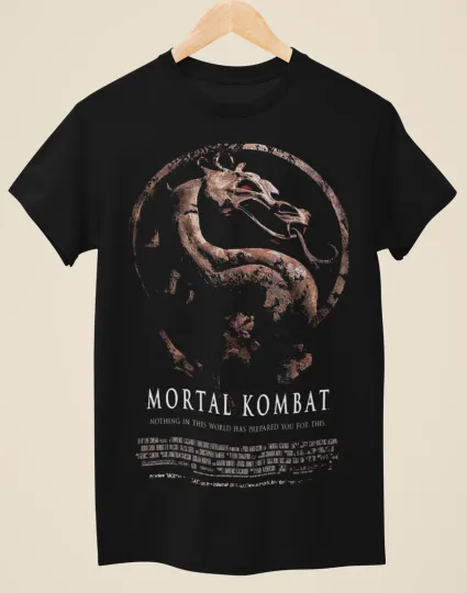 Discover Mortal Kombat Movie Poster Unisex Black 3D T-Shirt