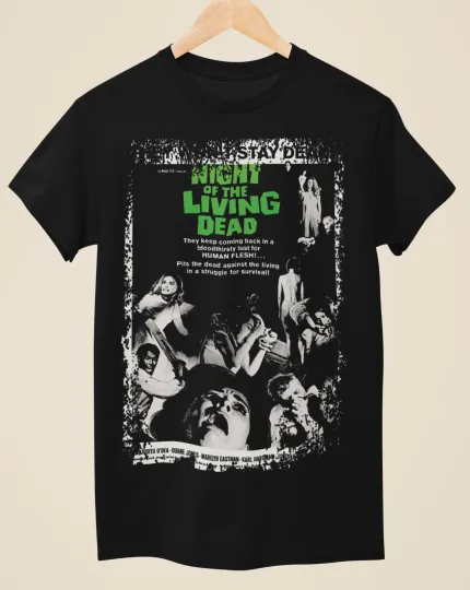 Discover Night of the Living Dead - Movie Poster Inspired Unisex Black T-Shirt