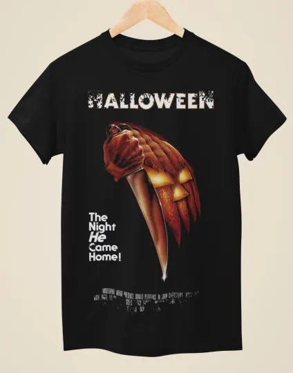 Discover Halloween - Movie Poster Inspired Unisex Black T-Shirt