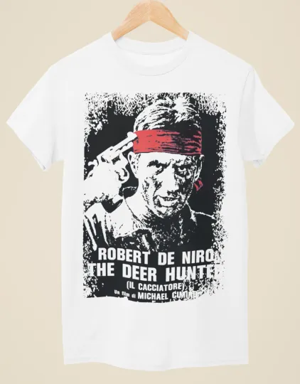 Discover The Deer Hunter Movie Poster Unisex White 3D T-Shirt