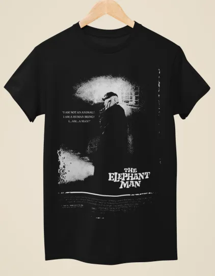 Discover The Elephant Man 3D Print Unisex Black T-Shirt