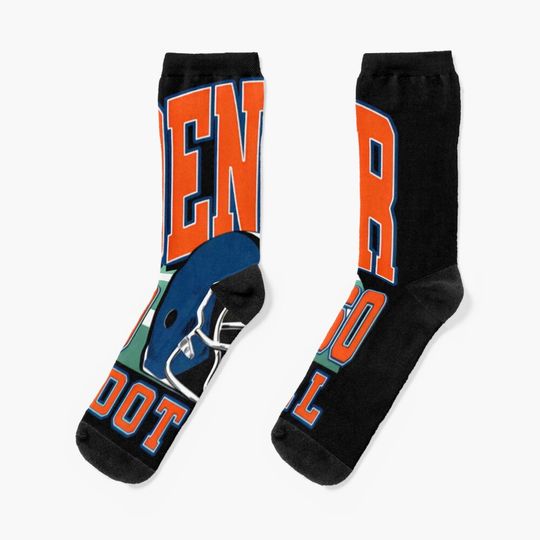 Denver Broncos Socks, Gift For Fan