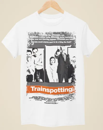 Discover Trainspotting Movie Poster Unisex White T-Shirt