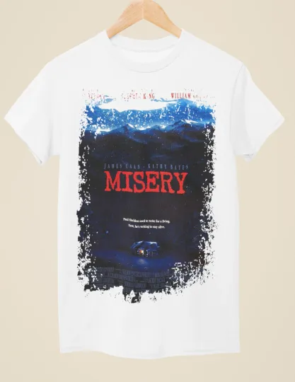 Discover Misery Movie Poster Inspired Unisex White T-Shirt