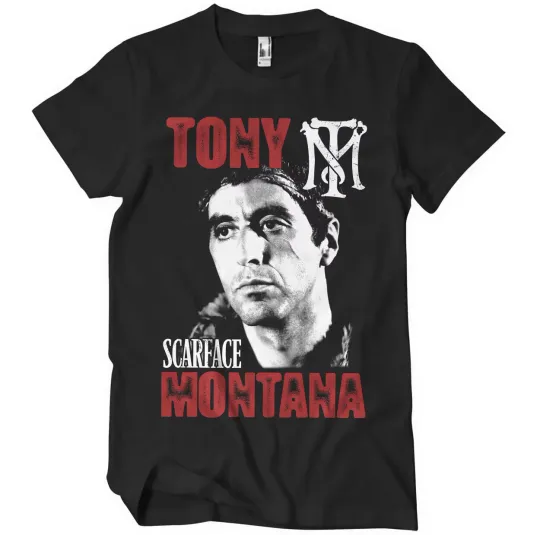 Scarface 1983 Political Prisoner Cuba T-Shirt Al Pacino Tony Montana Men Clothing