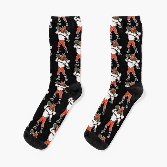 Denver Broncos  Retro Mascot Fan Design Socks, Gift For Fan