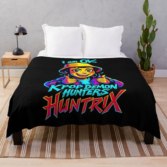 K-Pop Demon Hunters Art Zoey -  Fleece Blanket