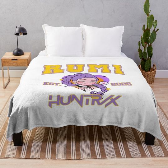 Rumi Huntrix Kpop Demon Hunter  Fleece Blanket
