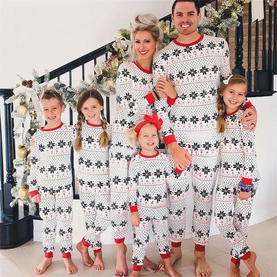 Discover Matching Family Christmas Pajamas: Vintage Holiday PJs with Elk