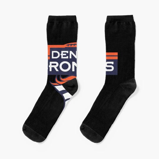 Denver Broncos Socks, Gift For Fan