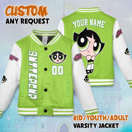 Discover Custom Buttercup Varsity Jacket, Personalized Disney Toy Story Baseball Jacket, Buttercup Kids Youth Adult Varsity Jacket