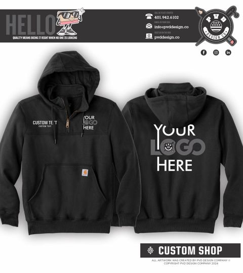 Discover Carhartt Rain Defender Hoodie 1/4 Zip Cargo Hooded