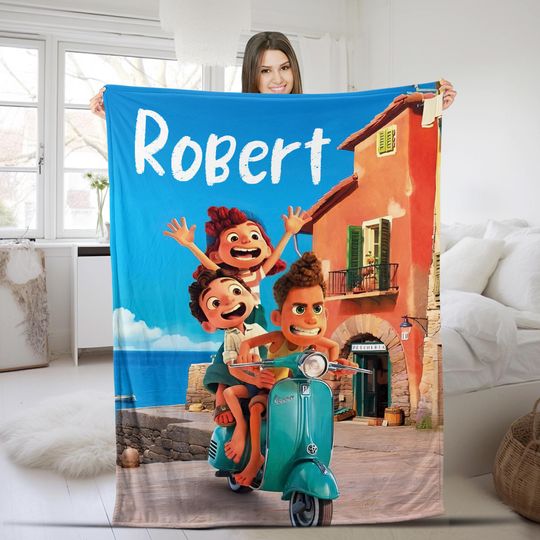 Discover Personalized Luca Blanket, Luca Birthday Blanket, Luca Birthday Decorations, Lucas Blanket, Home Decor, Luca Decoration CZDY24