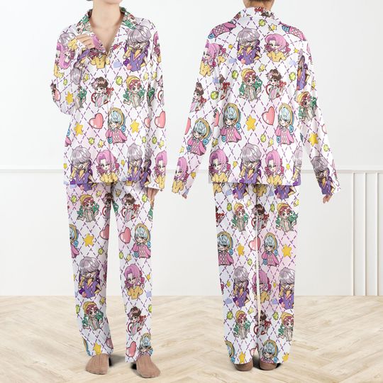 Discover KPDH Saja Boys Band Pajamas Set Gift for Women, Kpop Saja Boys Soda Pop Pjs, Demon Tiger Kpop Inspired Set, Abby Jinu Romance Mystery Baby