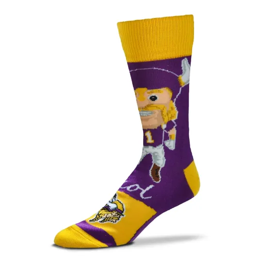 Minnesota Vikings Flag Promo Crew Socks