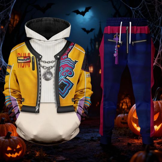 Discover Kpop Demon Inspired Costume Hoodie and Joggers, Unisex Cosplay Outfit Set, Anime Style Shirt, Halloween Gift for Her